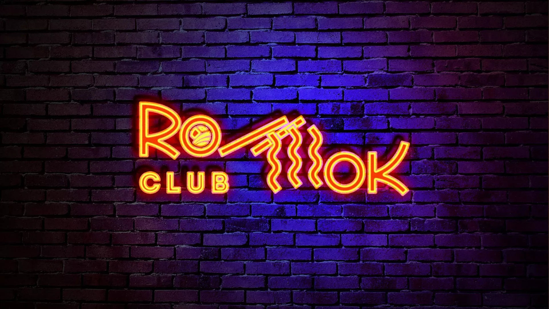 Разработка интерьерной вывески суши-бара «Roll Wok Club» в Белореченске